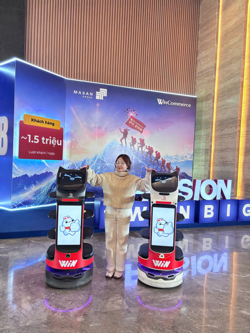 Robot Roboworld tại sự kiện WinCommerce - Masan Group
